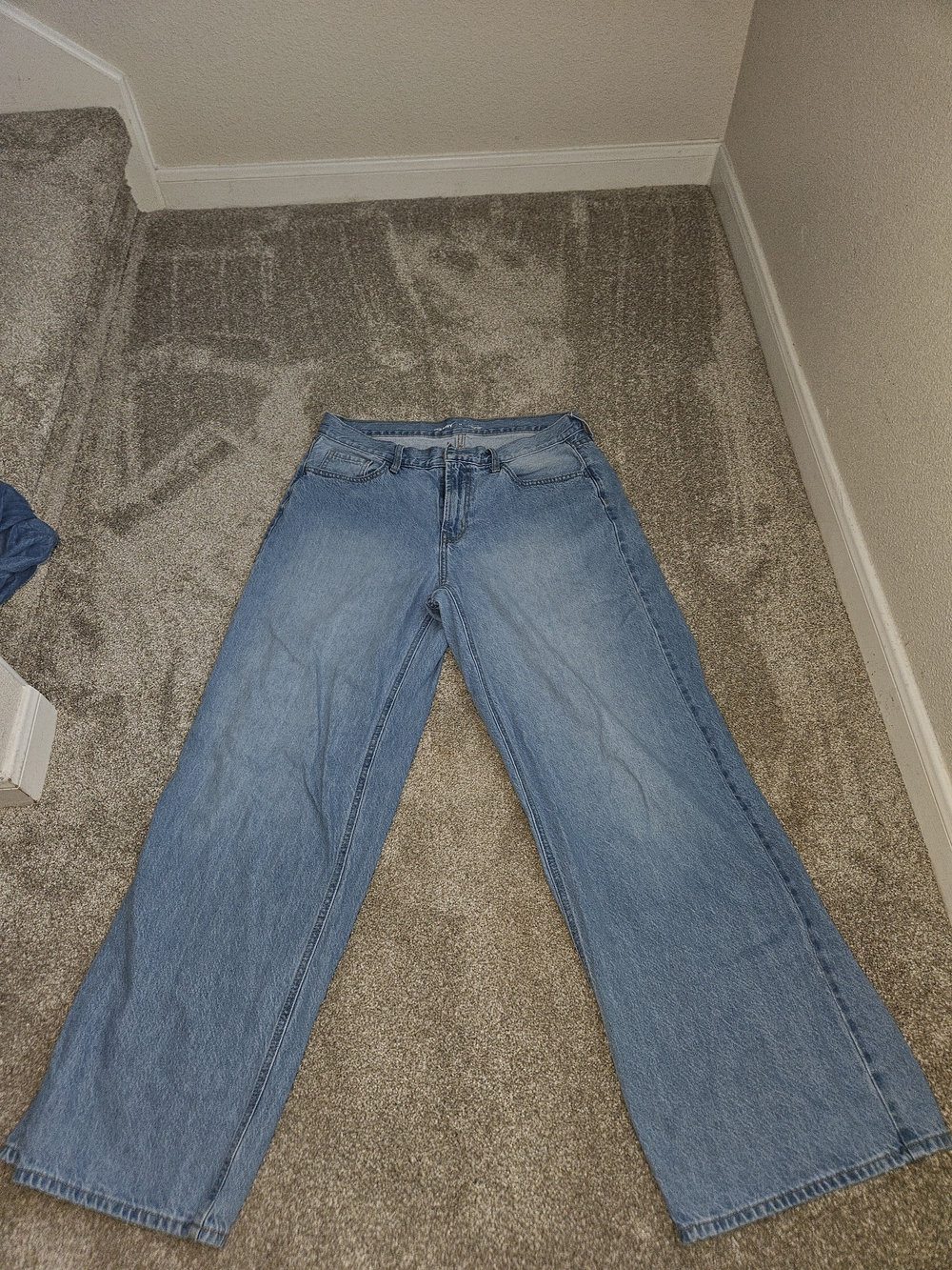 Old Navy Light Blue Wide Leg Jeans